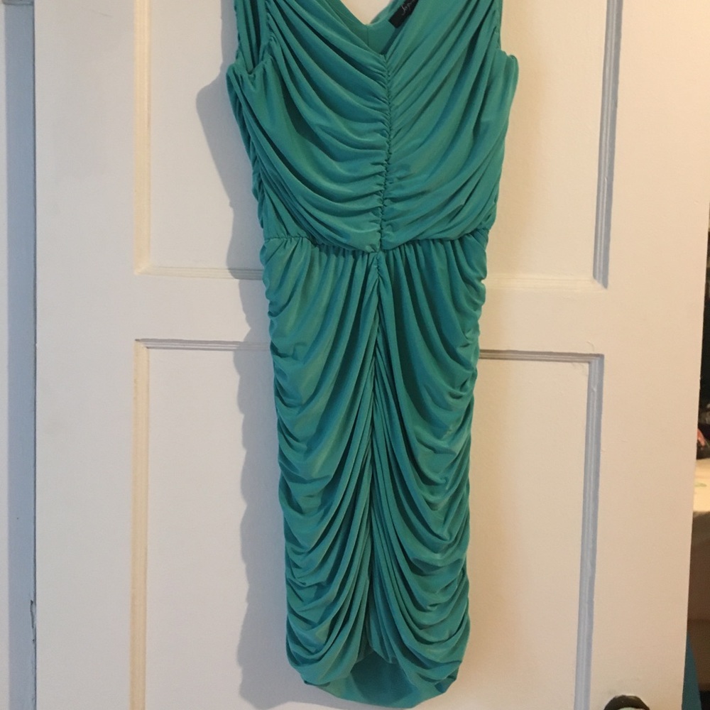 Women’s NWOT cinched Soprano blue fancy dress 👗
